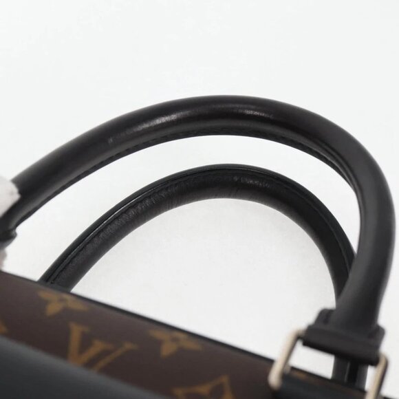 LOUIS VUITTON Monogram Macassar Soft briefcase Bag 2way M56719 LV Auth 118897M - Picture 12 of 15